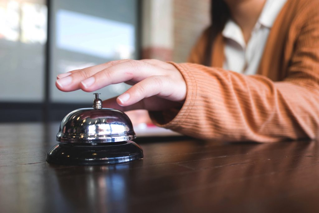 walk in check in hotel conversation